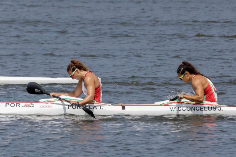 Canoístas Teresa Portela e Joana Vasconcelos bronze em K2 200 na Taça do Mundo