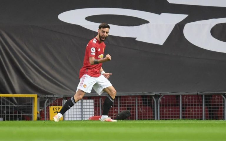 Bruno Fernandes eleito de novo futebolista do ano do Manchester United