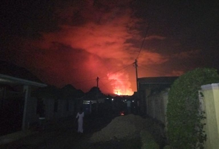 Pelo menos 23 mortes na RDCongo devido a erupção do vulcão Nyiragongo