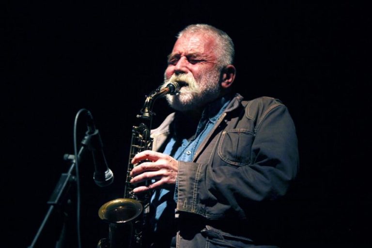 Saxofonista Peter Brötzmann na abertura do Jazz em Agosto da Gulbenkian