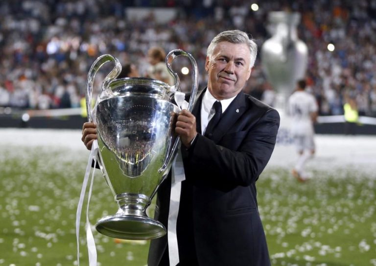 Carlo Ancelotti volta ao Real Madrid seis anos depois