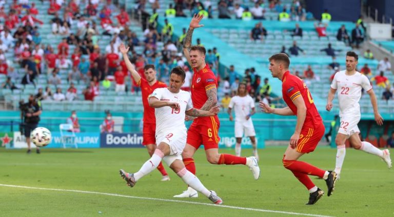 Suíça e País de Gales empatam e deixam Itália na frente do grupo A do Euro2020