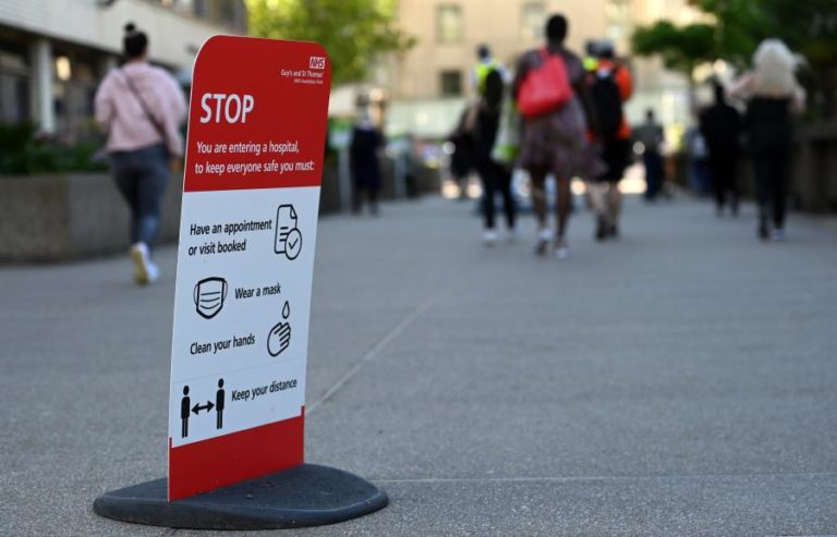 Covid-19: Reino Unido regista hoje mais seis mortes e mais 9.284 infeções