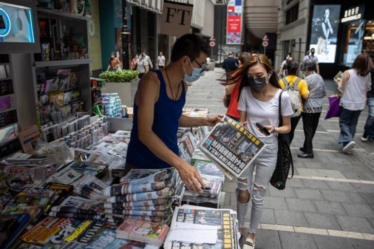 Último número do Jornal Apple Daily de Hong Kong sai na quinta-feira