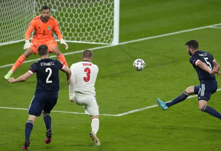Euro2020: Inglaterra empata com Escócia e desperdiça oportunidade de garantir ‘oitavos’