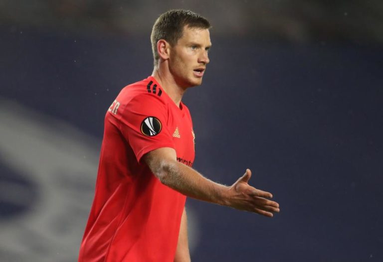Vertonghen e Seferovic integraram treino do Benfica