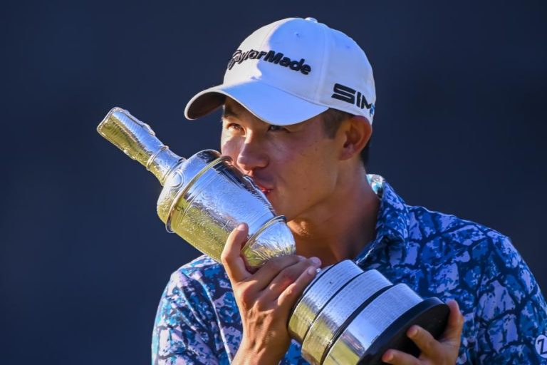 Golfista Collin Morikawa conquista The Open na estreia e faz história