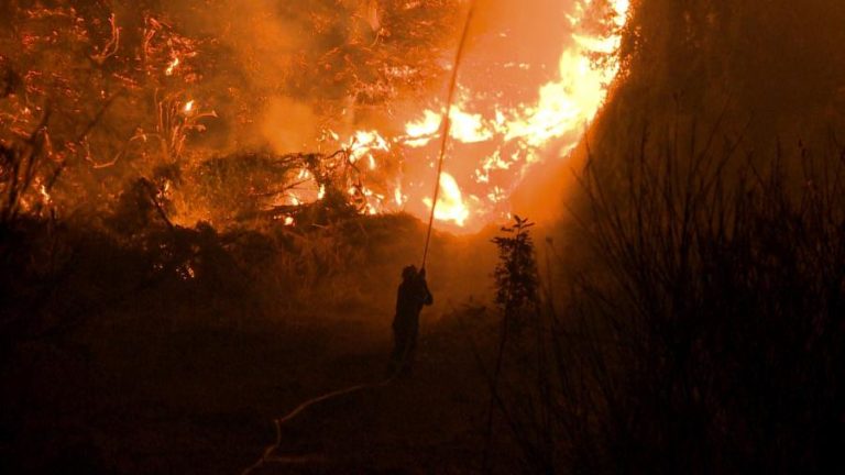 Várias frentes de fogo continuam ativas na Grécia apesar das chuvas