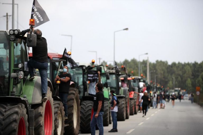 Produtores de leite manifestam-se contra “preços insustentáveis” pagos ao setor