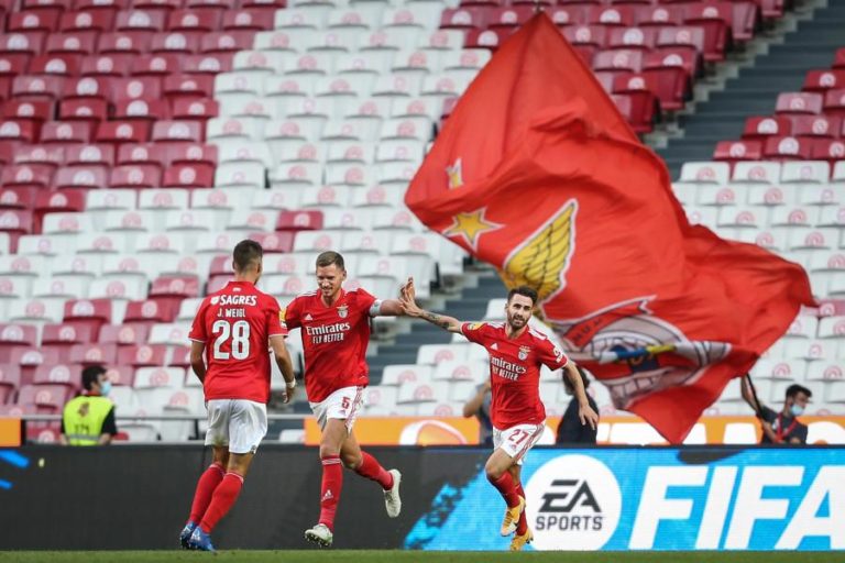 Benfica isola-se na liderança da I Liga ao vencer Tondela