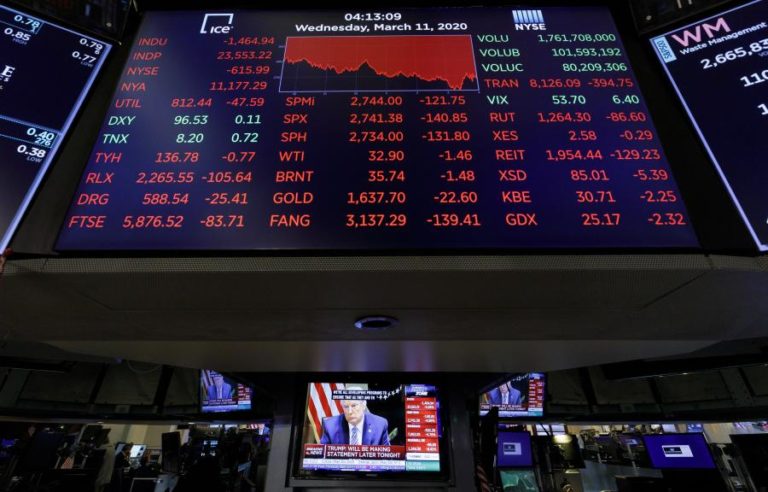 Wall Street negoceia em baixa no início da sessão