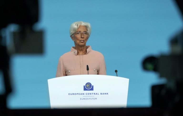 Lagarde reitera que aumento da inflação na zona euro é temporário