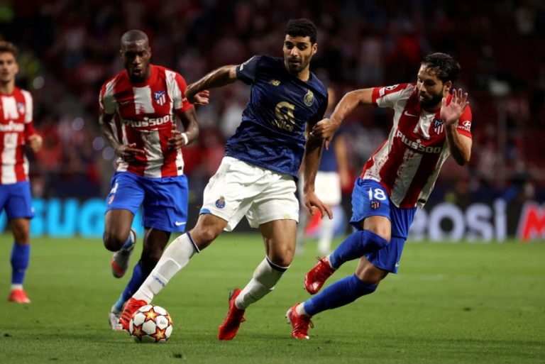 FC Porto estreia-se na ‘Champions’ com ‘nulo’ na casa do Atlético de Madrid