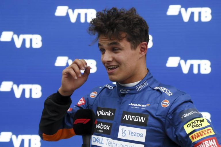 Lando Norris alcança primeira ‘pole’ na F1 para o GP da Rússia