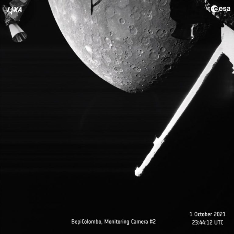 Missão BepiColombo transmite as suas primeiras imagens de Mercúrio