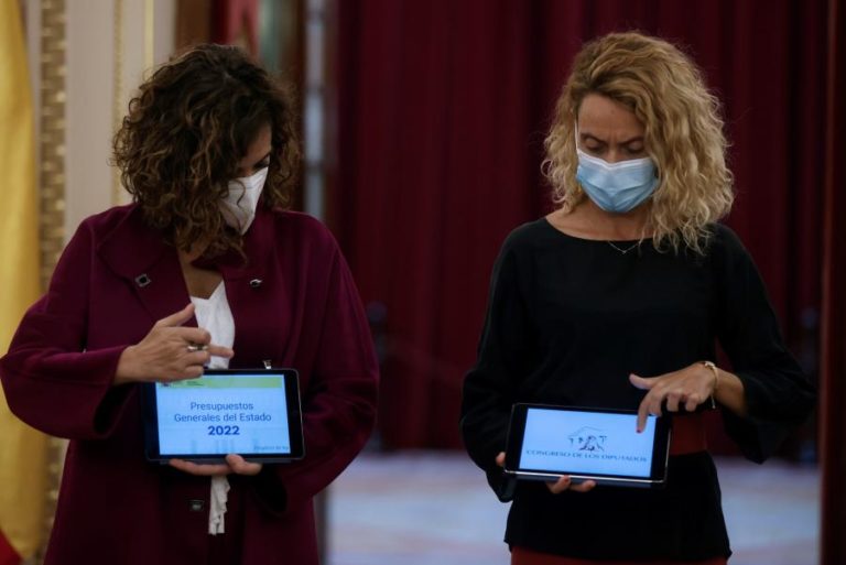 Governo espanhol entrega proposta de Orçamento para 2022 que prevê mais 10,8% de receitas