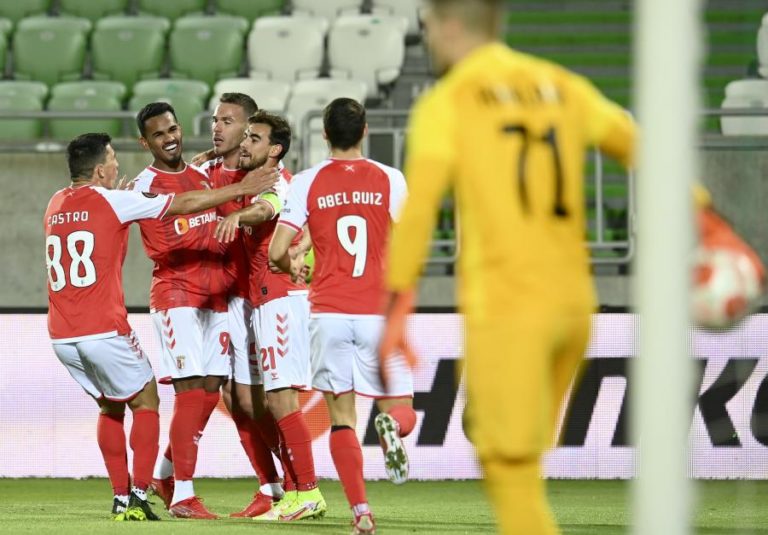 Sporting de Braga vence e aproxima-se do primeiro lugar do Grupo F da Liga Europa