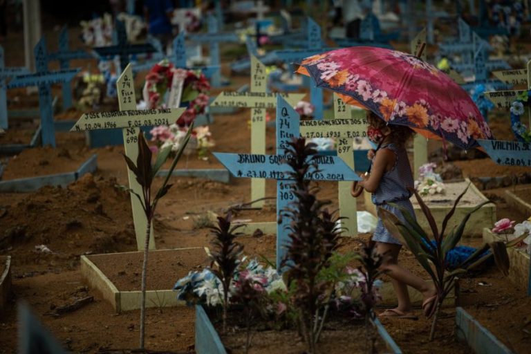 Covid-19: Brasil regista número mais baixo de mortes desde abril de 2020