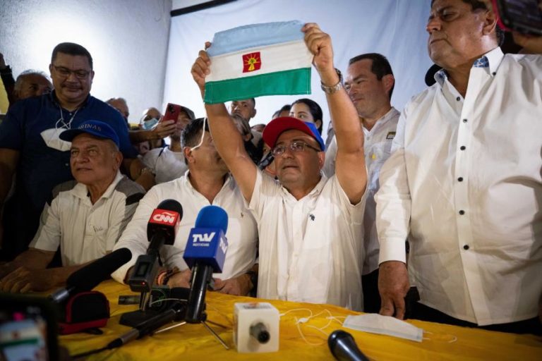 Opositor Sérgio Garrido eleitor governador do estado venezuelano de Barinas