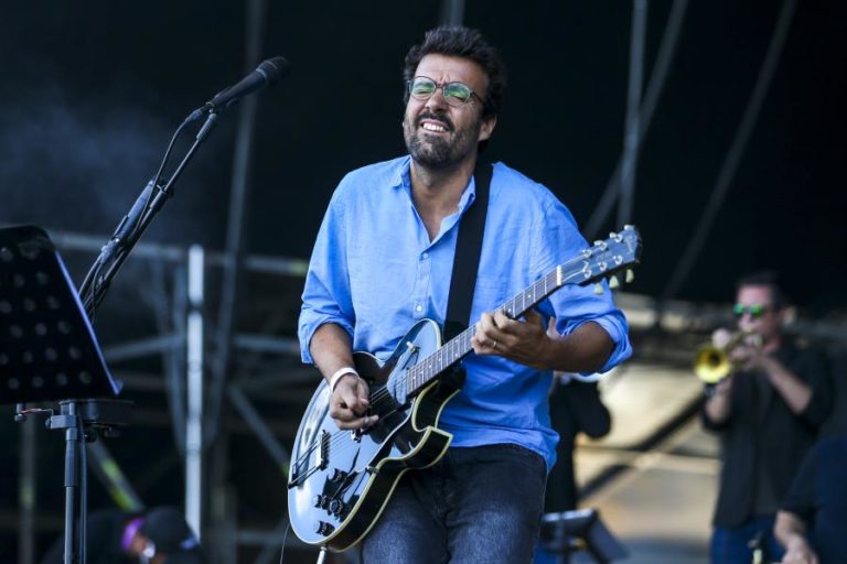 Miguel Araújo com António Zambujo, Ana Bacalhau e César Mourão no Festival do Crato