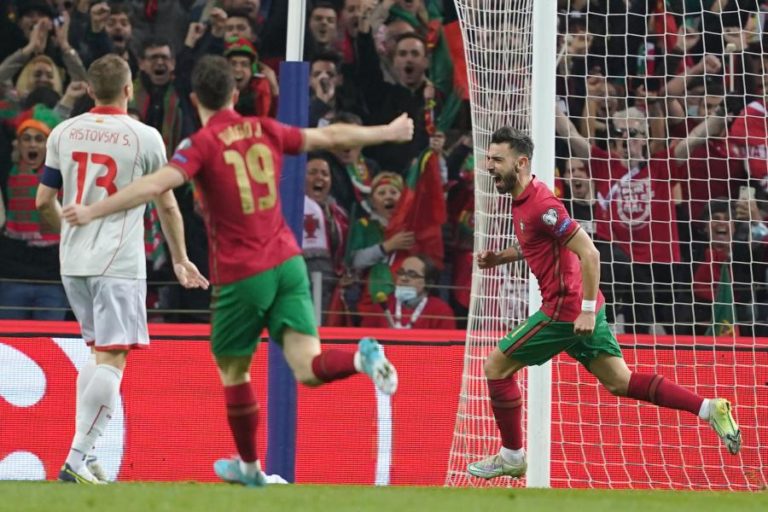 Mundial2022: Portugal vence Macedónia do Norte ao intervalo da final do ‘play-off’