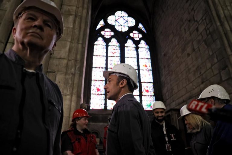 Macron vê reconstrução da catedral de Notre Dame como um “testemunho de esperança”