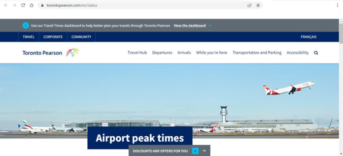 FOTO: TORONTOPEARSON.COM FOTO: TORONTOPEARSON.COM