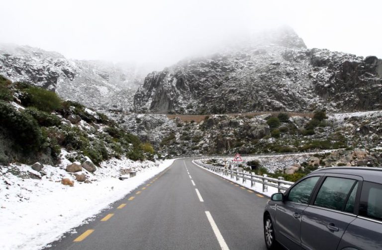 Estradas da serra da Estrela reabriram hoje ao trânsito
