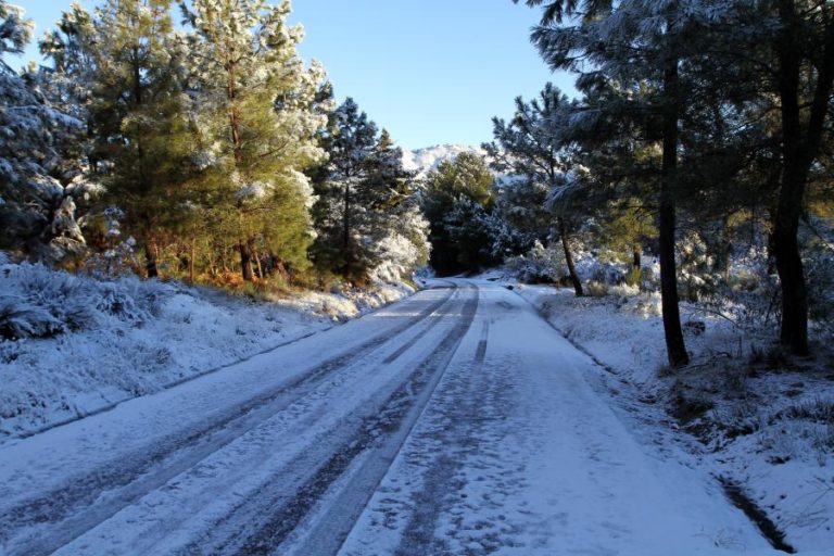 Estradas do maciço central da serra da Estrela fechadas desde as 07:50