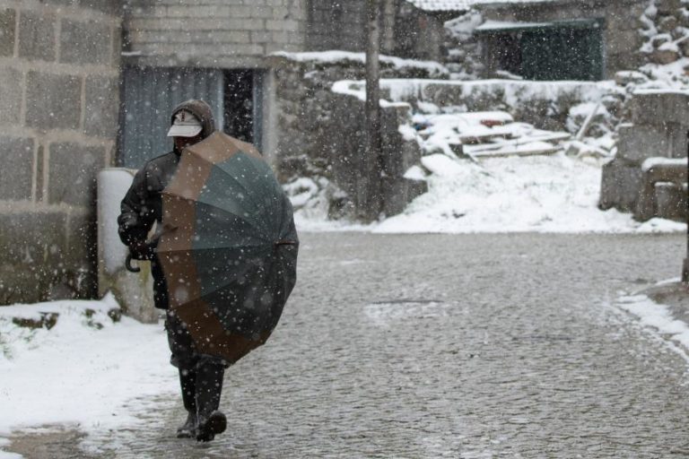 Castelo Branco e Guarda sob aviso amarelo no domingo devido a neve