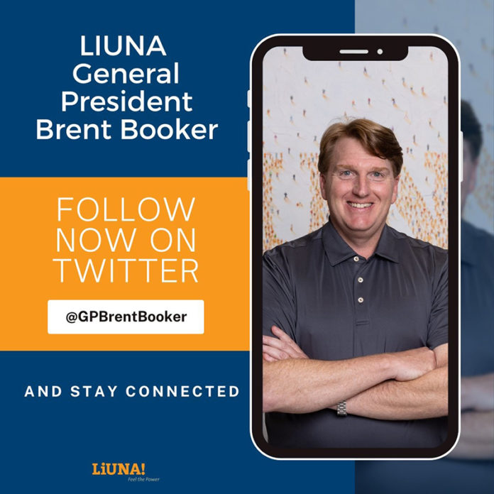 LiUNA Conheça melhor Brent Booker, novo presidente do sindicato