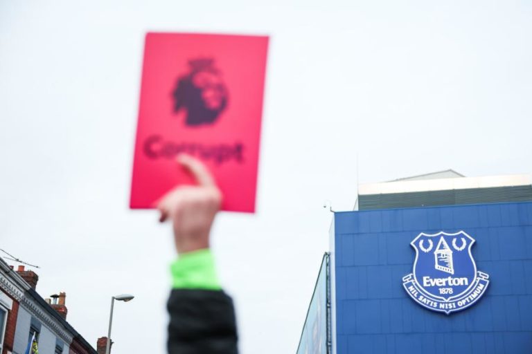 Everton recorre de punição por infração das regras financeiras na Liga inglesa