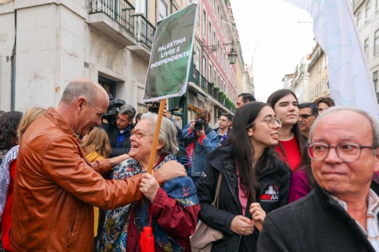 PCP e BE juntam-se a manifestação em Lisboa por cessar-fogo imediato e “fim do massacre”