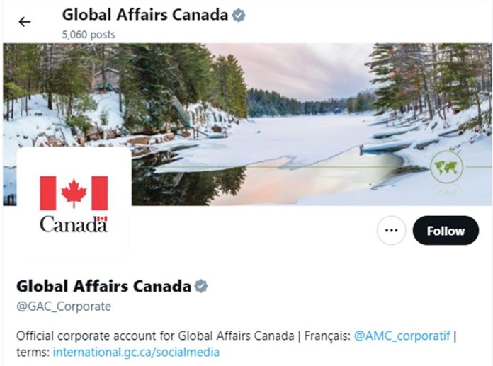 Foto: Global Affairs Canada/X Foto: Global Affairs Canada/X