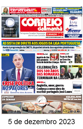 Correio da Manhã Canadá 5 de dezembro 2023