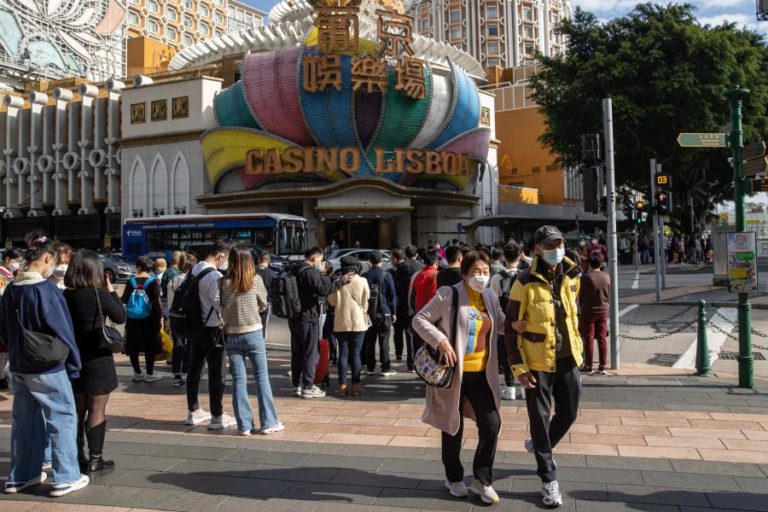 Receitas do jogo em Macau caem em fevereiro apesar do Ano Novo Lunar