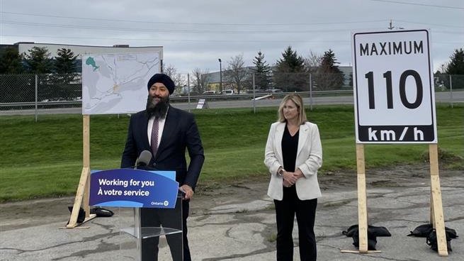 Velocidade em Ontário: Província aumenta os limites de velocidade nas ‘highways’