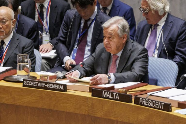 Guterres considera doca artificial insuficiente para necessidades de Gaza