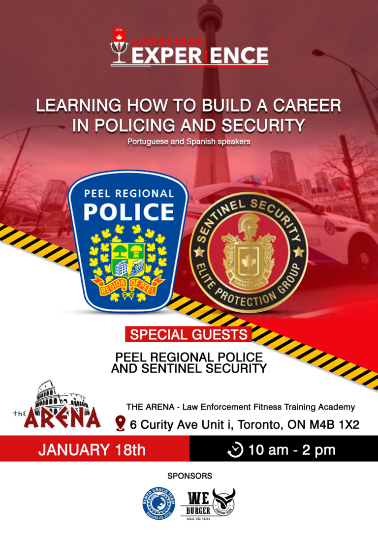 Emprego: Polícia recruta lusófonos em evento em Toronto