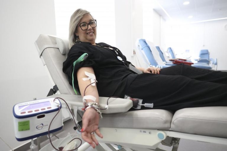 Presidente do RIR quis dar o exemplo e foi dar sangue