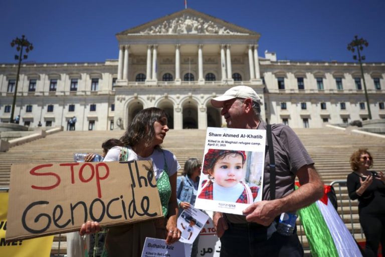 Israelitas em Lisboa protestam contra guerra de Netanyahu