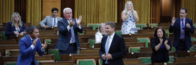 Andrew Scheer nomeado líder interino do Partido Conservador