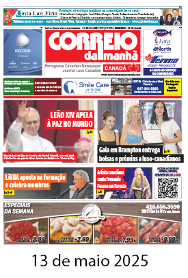 Correio da Manhã Canadá 13 de maio 2025