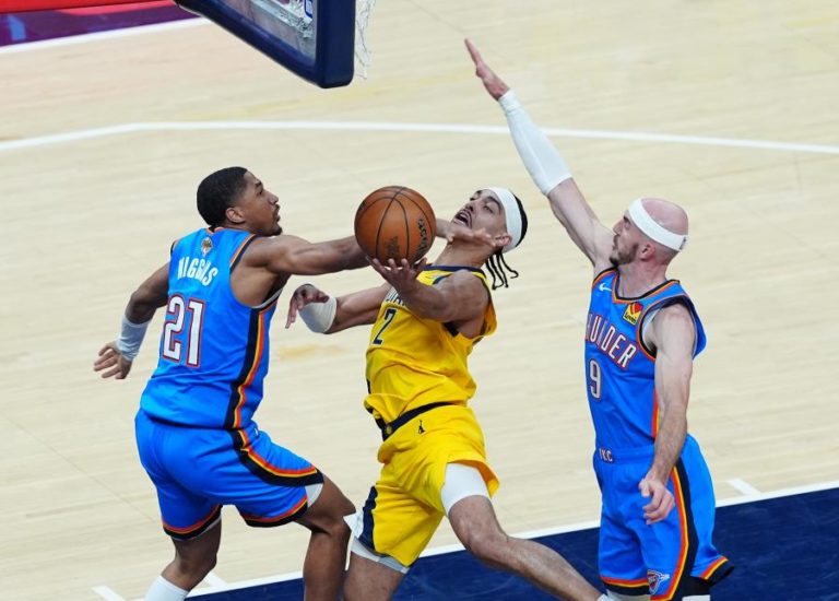 Pacers vencem na receção aos OKC e voltam a comandar final da NBA