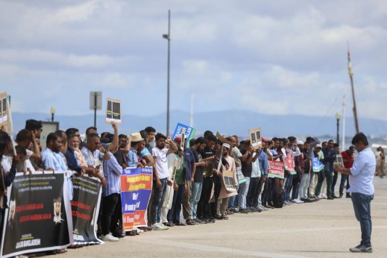 Centenas de imigrantes pediram segurança e justiça frente ao MAI