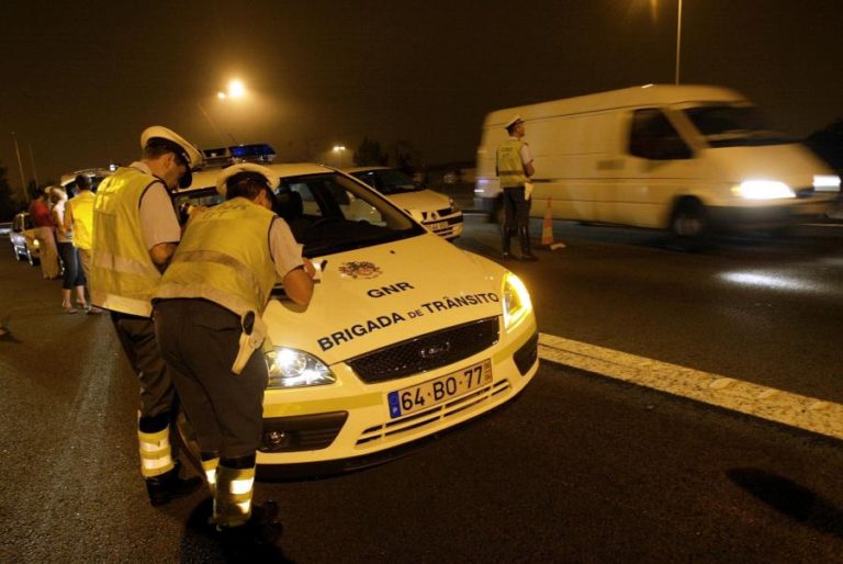 GNR deteve em quatro horas 50 condutores por condução sob efeito de álcool