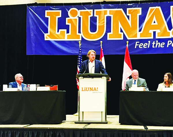 Carney aplaude união e esforço dos membros da LiUNA