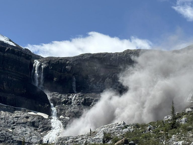 1 morto e 3 feridos em deslizamento de pedras no Parque Nacional de Banff