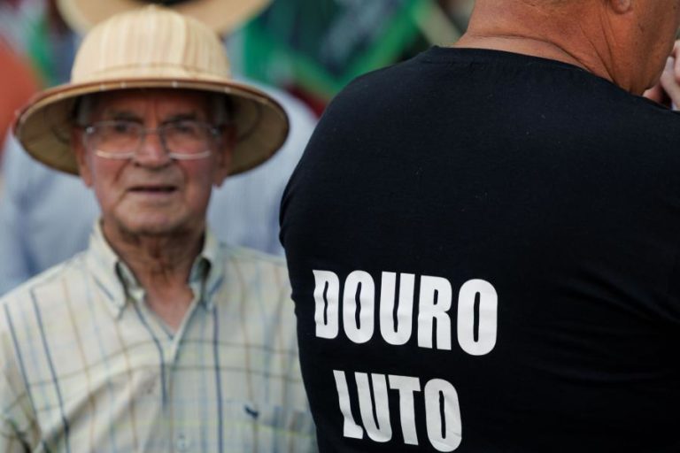 Viticultores manifestam-se na Régua para chamar a atenção para a crise no Douro (C/FOTO)