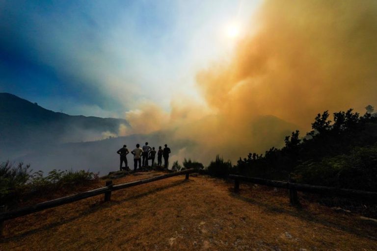 Incêndios: Retiradas de casa cerca de 150 habitantes de quatro aldeias de Ponte da Barca